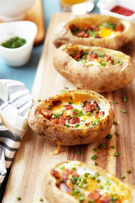 breakfast baked potatoes recipe breakfast baked potatoes food