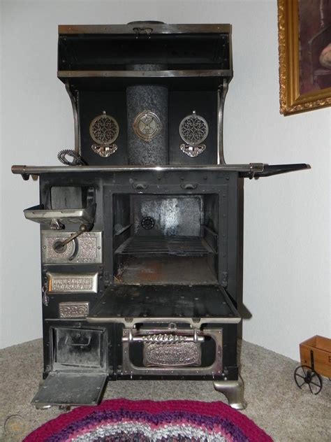 Monarch Antique Wood Burning Cooking Stove By Malleable Iron Range