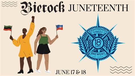 Juneteenth Fundraiser With 18th Street Brewery Bierock Madison