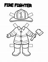 Fireman Firefighter Helpers Worksheet Pre Helper Firemen Prevention sketch template