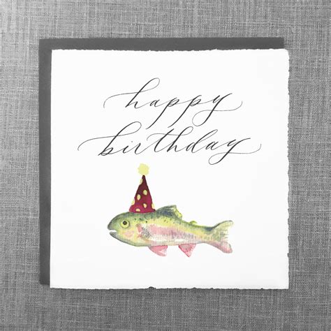 greeting card birthday card fishing courtney rose design