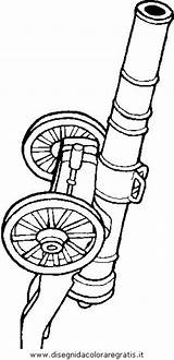 Kanone Cannone Disegno Misti Ausmalen Malvorlage Kategorien sketch template
