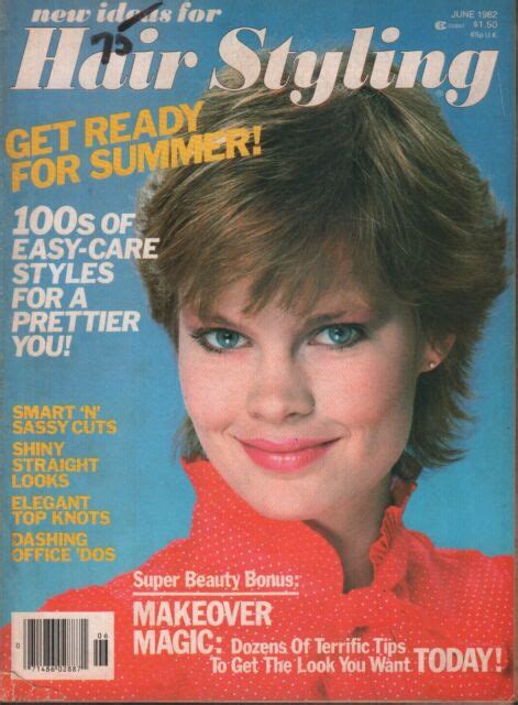 new ideas for hair styling magazine june 1982 vintage hair 071919ame ebay