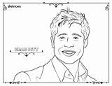Sheknows Brad Pitt sketch template