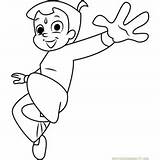 Coloring Raju Chota Coloringpages101 Bheem Pages sketch template