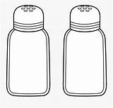 Shaker Shakers Pepper Clipartkey sketch template