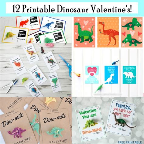 printable dinosaur valentines printables  mom