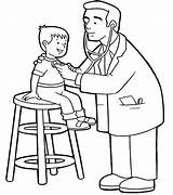 Doctor Coloring Drawing Pages Kids Kid Doctors Little Community Checked Getdrawings Printable Color Choose Board Colouring Sheets sketch template
