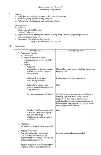 detailed lesson plan in filipino pdf