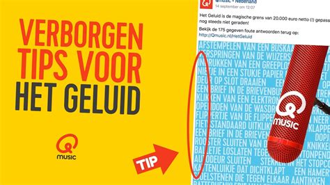 verborgen tips voor het geluid qmusic youtube