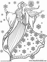 Coloring Fairy Winter Pages Sheets Color Edupics Pheemcfaddell Sprite Schools Print Kolorowanki Detail Large Odwiedź Snow Ausmalen Materials Teaching Education sketch template