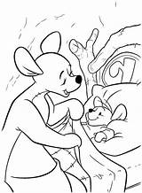 Coloring Pages Kanga Roo Pooh Winnie Comments Coloringhome sketch template