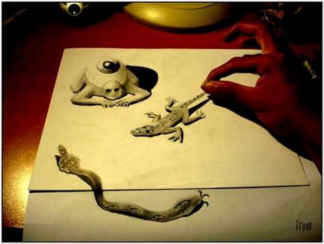 Incredible Yet Scary 3d Drawings By 17 Year Old Fredo