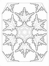 Coloring Pages Snowflake Mandala Getcolorings Flake Snow sketch template