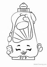 Liquid Shopkins Coloring Pages Dishy Printable Kids Drawing Getdrawings sketch template