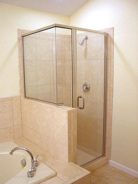 Oasis Semi Frameless Corner Shower In 3 16 Inch Grass Features A