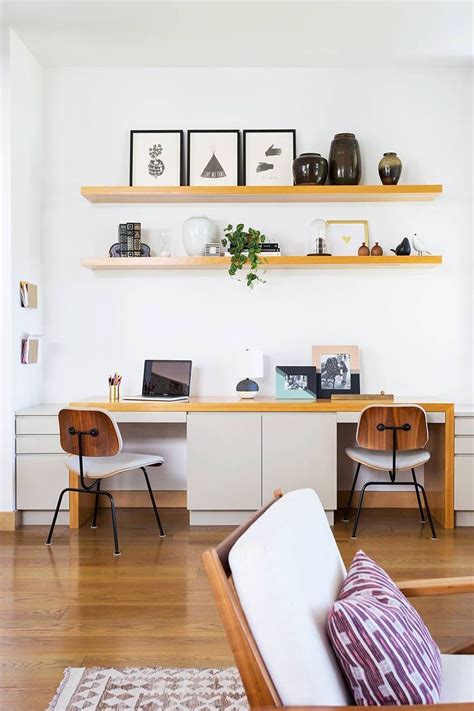 inspiring double desk home office design ideas magzhouse