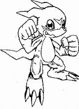 Digimon Veemon Coloringsun sketch template