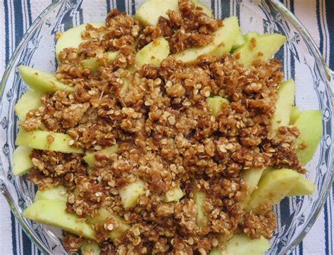 apple crisp  brown sugar oat crumble  midwest kitchen blog