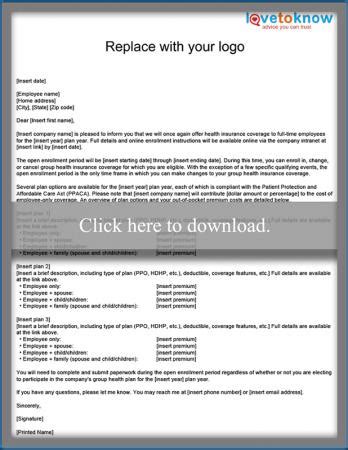 renewal notice insurance sample  document template
