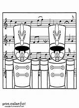 Christmas Nutcracker Toy Soldiers Coloring Soldier Pages Printcolorfun Toys Handmade Choose Board sketch template