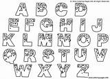 Bubble Letters Alphabet Coloring Pages Printable Preschool Pdf Man Abc Arabic Print Letter Color Book sketch template