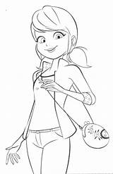 Marinette Miraculous Youloveit sketch template