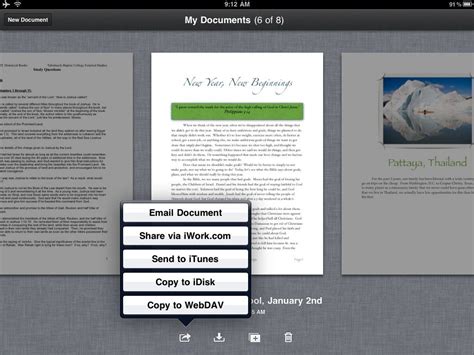integrate dropbox  pages keynote  numbers  ipad  iphone techinch