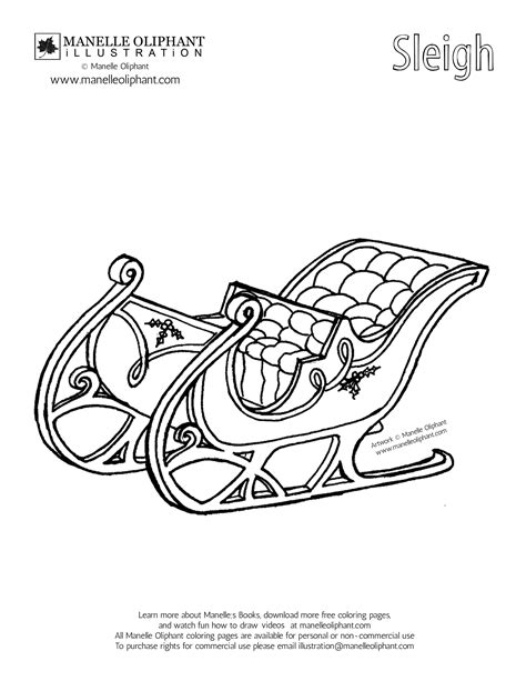 colouring pages santa sleigh santa  sleigh coloring pages