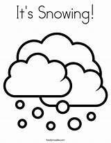 Coloring Clipart Snowing Snow Cloudy Clip Read Cloud Worksheet Let Its Print Rain Outline Transparent Partly Built California Usa Twistynoodle sketch template