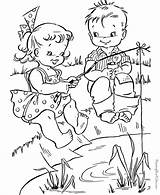 Coloring Pages Printable Fish Fishing Popular sketch template