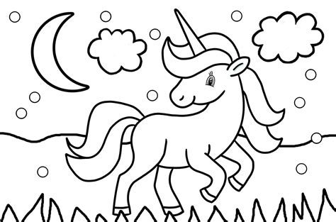 coloring pages unicorn christmas