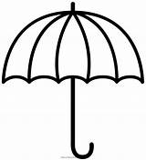 Chuva Ombrello Desenho Umbrella Colorear Paraguas Stampare Ultra sketch template