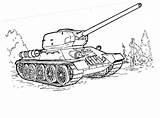Panzer Malvorlage Ausmalbilder sketch template