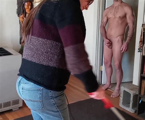 Flashing Cock To Bbw Milf Cleaning Lady Cfnm Jerking