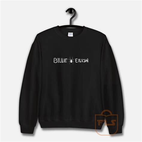 billie eilish      crown spider sweatshirt ferolos