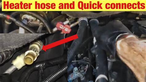 replace  heater hoses  adapters     gmc yukonchevy suburban youtube