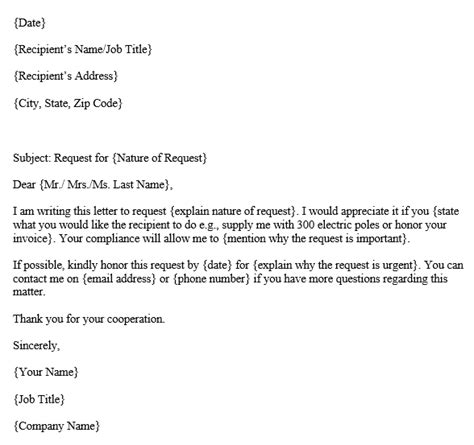 business request letter format  writing tips