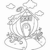 Coloring House Pumpkin Surfnetkids Colouring Pages Printable sketch template