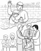 Baptism Lds Woman Ldscdn Baptized Sick Heals Confirmation Christian Vicoms Bedtime sketch template