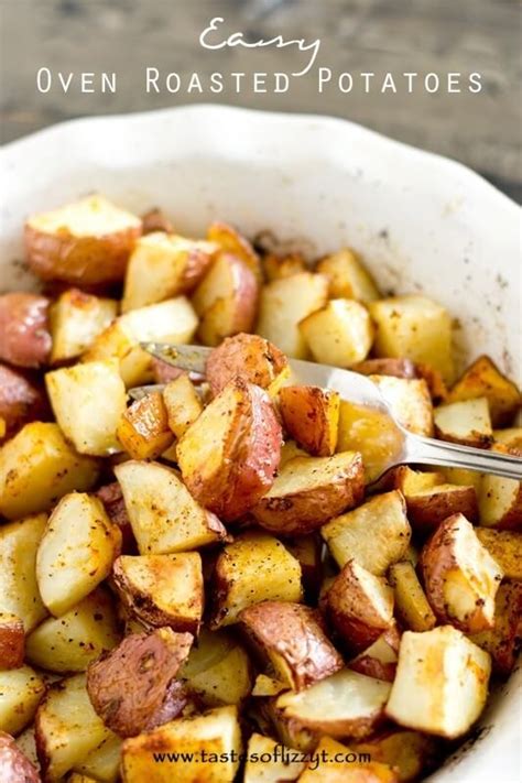 easy oven roasted potatoes recipe crispy potatoes  delicious flavor