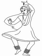 Coloring India Pages Kathak Colouring Culture Countries Clipart Indian Dance Line Taj Mahal Spawn Kids Book Popular Traditional Advertisement sketch template
