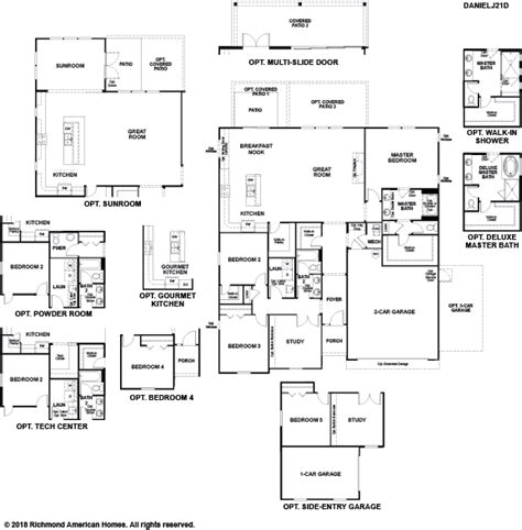 richmond american princeton ii floor plan floorplansclick