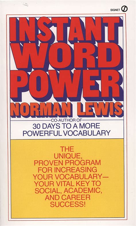 instant word power  norman lewis penguin books  zealand