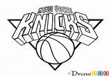Knicks York Logo Basketball Coloring Clipart Cliparts Library Sheets Clip Drawing sketch template