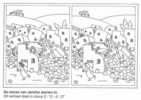 walls  jericho coloring page elegant  walls  jericho collapse