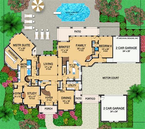 valencio estate texas floor plan mansion floor plan archival designs