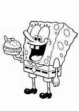 Spongebob Squarepants Krabby Squidward sketch template