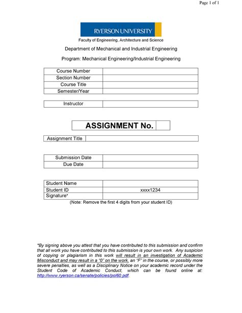 cover pages  assignments assignment cover page sample