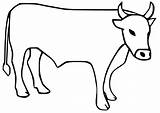 Printable Oxen sketch template